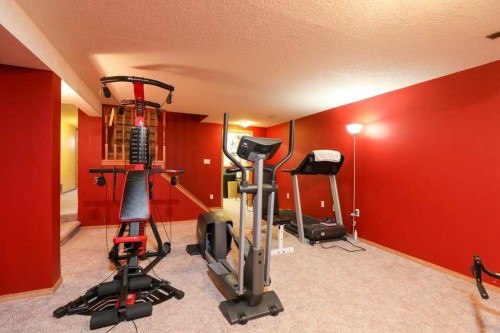 729 Columbia Boulevard West, Lethbridge, AB - Indoor Photo Showing Gym Room