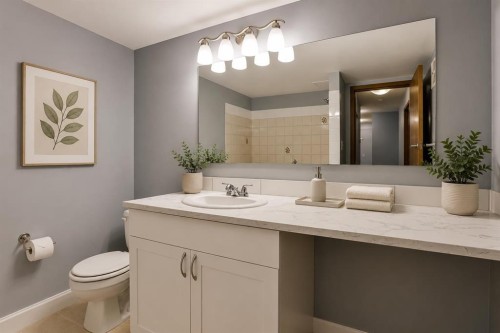 308-85 Foxbend Crescent North, Lethbridge, AB - Indoor Photo Showing Bathroom