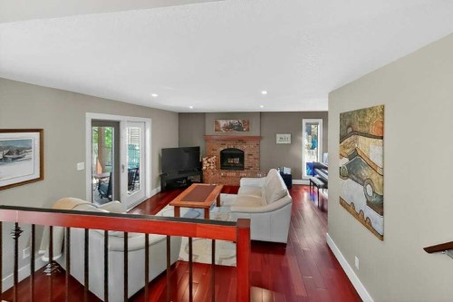 63 Wildwood Crescent West, Lethbridge, AB - Indoor With Fireplace