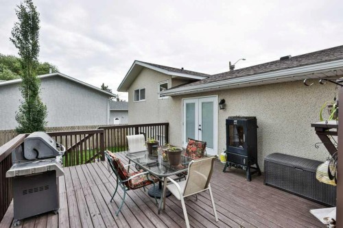 5217 38 Avenue, Taber, AB - Outdoor With Deck Patio Veranda With Exterior