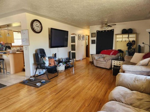303 2 Avenue, Vauxhall, AB - Indoor Photo Showing Living Room