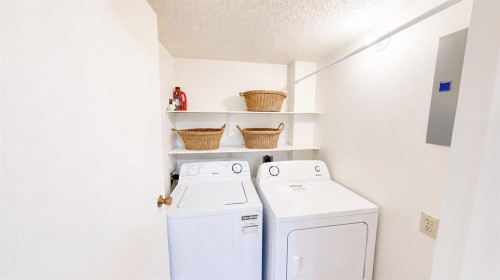 107-405 Columbia Boulevard West, Lethbridge, AB - Indoor Photo Showing Laundry Room