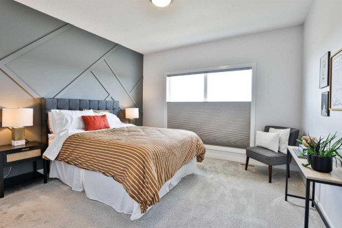 761 Atlantic Cove West, Lethbridge, AB - Indoor Photo Showing Bedroom