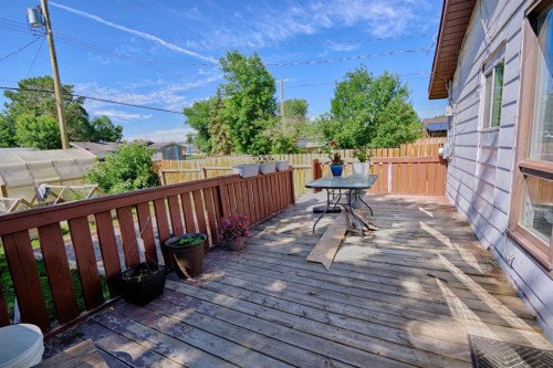 4810 57 Ave, Taber, AB - Outdoor With Deck Patio Veranda With Exterior