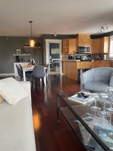 320-2233 34 Avenue Sw, Calgary, AB - Indoor Photo Showing Living Room
