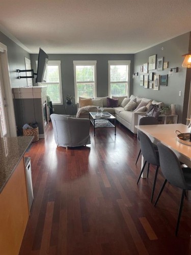 320-2233 34 Avenue Sw, Calgary, AB - Indoor Photo Showing Living Room