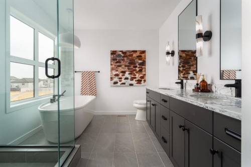 55 Miners Road West, Lethbridge, AB - Indoor Photo Showing Bathroom