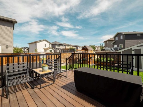 386 Moonlight Way West, Lethbridge, AB - Outdoor With Deck Patio Veranda With Exterior