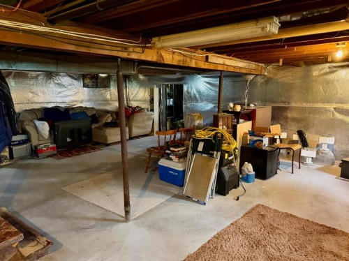 14825 21 Avenue South, Frank, AB - Indoor Photo Showing Basement