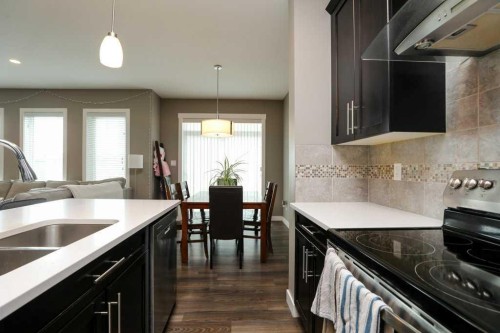 567 Moonlight Lane West, Lethbridge, AB - Indoor Photo Showing Kitchen With Double Sink