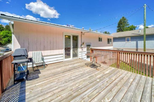 20541 25Th Avenue, Bellevue, AB - Outdoor With Deck Patio Veranda With Exterior