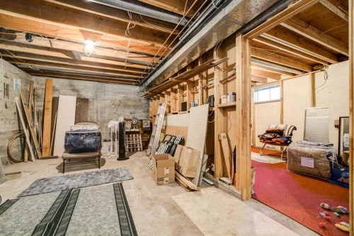 20541 25Th Avenue, Bellevue, AB - Indoor Photo Showing Basement