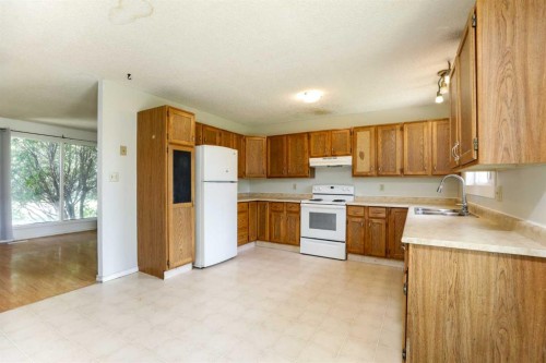 41 Rutgers Crescent West, Lethbridge, AB - Indoor Photo Showing Kitchen With Double Sink