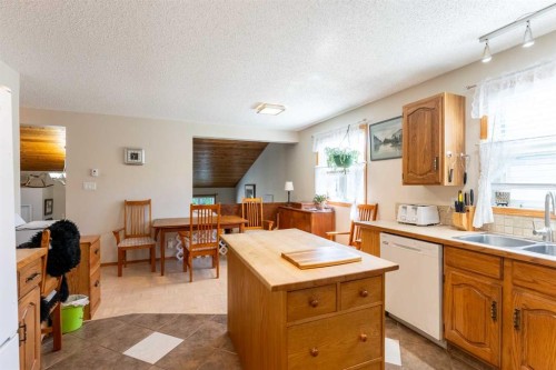 210 Ojibwa Place West, Lethbridge, AB - Indoor Photo Showing Kitchen With Double Sink