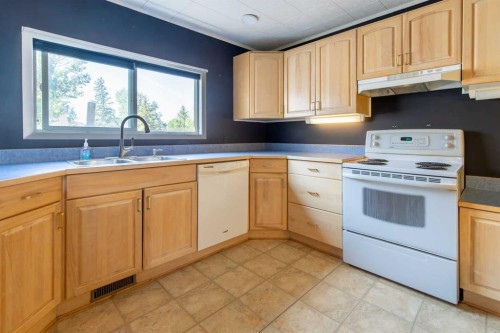 180 E 400 N, Raymond, AB - Indoor Photo Showing Kitchen With Double Sink