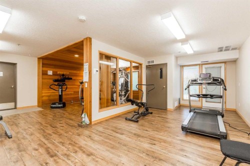 104-75 1 Avenue South, Lethbridge, AB - Indoor Photo Showing Gym Room