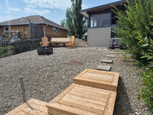 30 Mount Vista Drive, Cardston, AB - Outdoor With Deck Patio Veranda With Exterior
