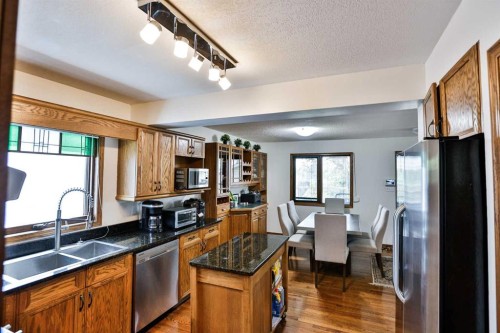 936 13 Street South, Lethbridge, AB - Indoor Photo Showing Kitchen With Double Sink