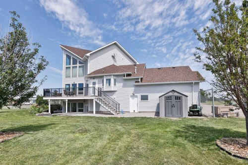 406 Meadow Lark Drive, Rural Lethbridge County, AB - Outdoor With Balcony With Deck Patio Veranda