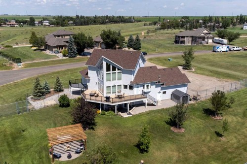 406 Meadow Lark Drive, Rural Lethbridge County, AB - Outdoor With Deck Patio Veranda With View