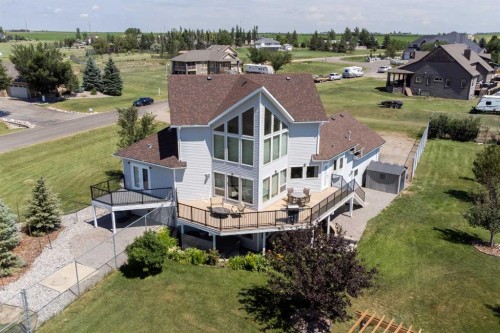 406 Meadow Lark Drive, Rural Lethbridge County, AB - Outdoor With Deck Patio Veranda