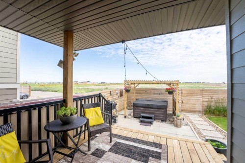 437 Devonia Way West, Lethbridge, AB - Outdoor With Deck Patio Veranda With Exterior