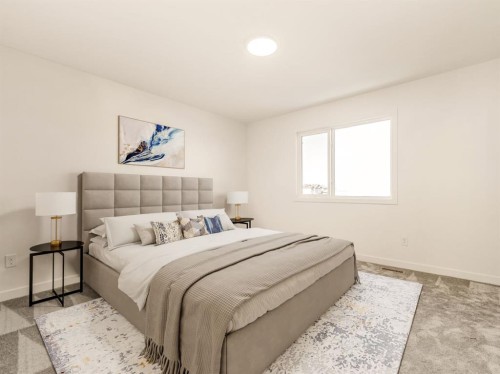 126 Miners Road West, Lethbridge, AB - Indoor Photo Showing Bedroom