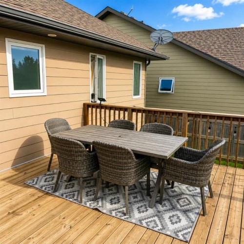 414 Centennial, Nobleford, AB - Outdoor With Deck Patio Veranda With Exterior