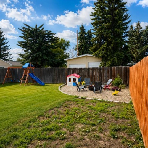 414 Centennial, Nobleford, AB - Outdoor With Backyard