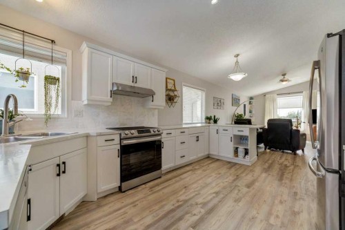 215 Grand River Boulevard West, Lethbridge, AB - Indoor Photo Showing Kitchen With Double Sink