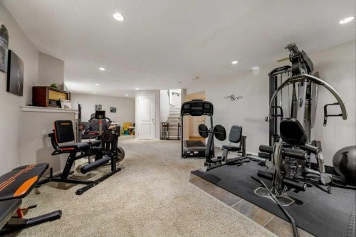 215 Grand River Boulevard West, Lethbridge, AB - Indoor Photo Showing Gym Room