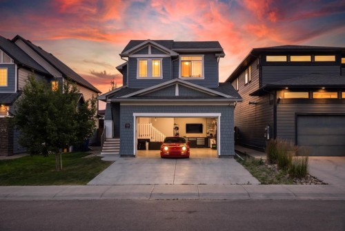 489 Devonia Way West, Lethbridge, AB - Outdoor With Facade