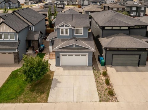 489 Devonia Way West, Lethbridge, AB - Outdoor With Facade