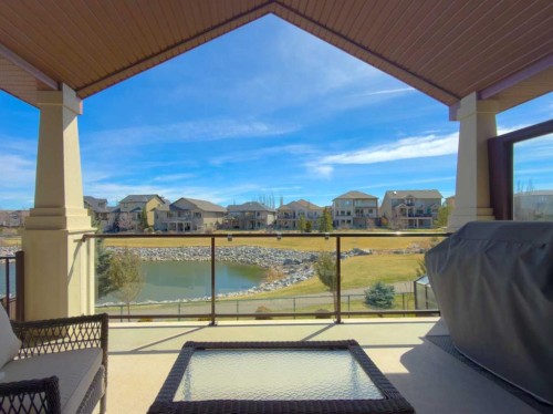 534 Canyon Cove West, Lethbridge, AB - Outdoor With Body Of Water With View With Exterior