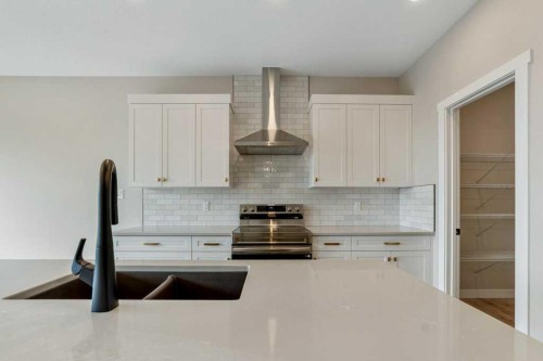 103 Riverford Close West, Lethbridge, AB - Indoor Photo Showing Kitchen With Double Sink
