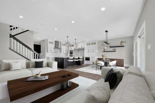 365 Rivergrove Chase West, Lethbridge, AB - Indoor Photo Showing Living Room