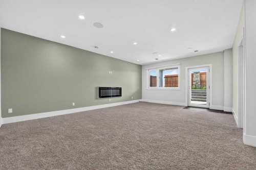 365 Rivergrove Chase West, Lethbridge, AB - Indoor With Fireplace
