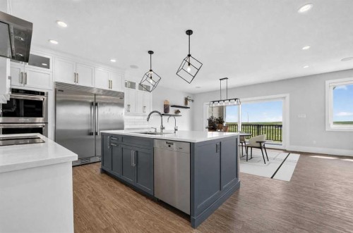 365 Rivergrove Chase West, Lethbridge, AB - Indoor Photo Showing Kitchen With Upgraded Kitchen