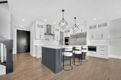 365 Rivergrove Chase West, Lethbridge, AB - Indoor Photo Showing Kitchen With Upgraded Kitchen