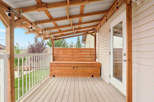 191 Jessie Robinson Close North, Lethbridge, AB - Outdoor With Deck Patio Veranda With Exterior