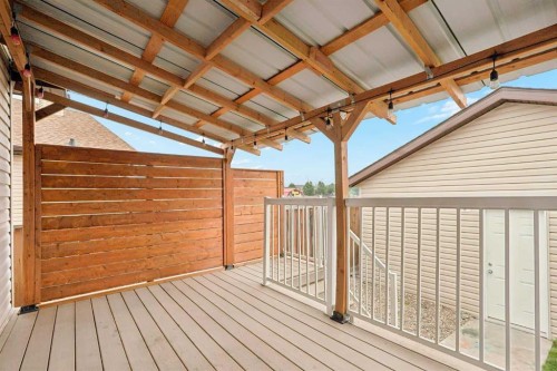 191 Jessie Robinson Close North, Lethbridge, AB -  With Deck Patio Veranda With Exterior