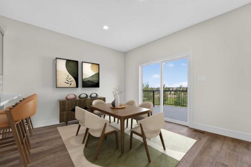 75 Miners Road West, Lethbridge, AB - Indoor Photo Showing Dining Room