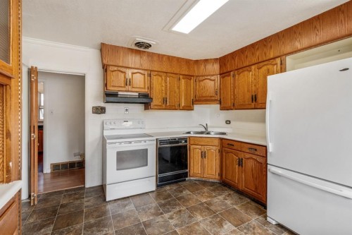 1301 15 Avenue South, Lethbridge, AB - Indoor Photo Showing Kitchen With Double Sink