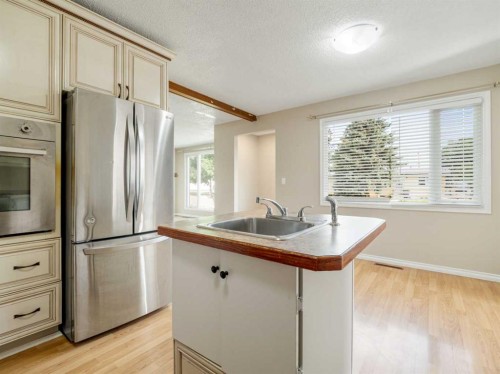 505 Centennial Avenue, Picture Butte, AB - Indoor Photo Showing Kitchen With Double Sink