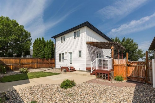 86 Riverstone Boulevard West, Lethbridge, AB - Outdoor With Deck Patio Veranda