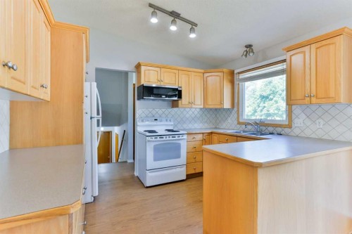 309 Normandy Road South, Lethbridge, AB - Indoor Photo Showing Kitchen With Double Sink