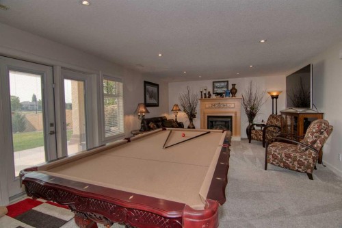 44 Fairmont Point South, Lethbridge, AB - Indoor With Fireplace
