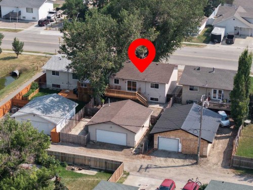 305 51 Avenue, Coalhurst, AB - Outdoor With Deck Patio Veranda