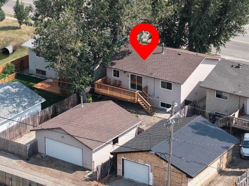 305 51 Avenue, Coalhurst, AB - Outdoor With Deck Patio Veranda With Exterior