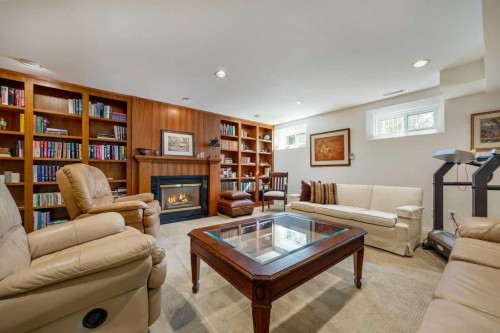 33 Ridgewood Crescent West, Lethbridge, AB - Indoor With Fireplace